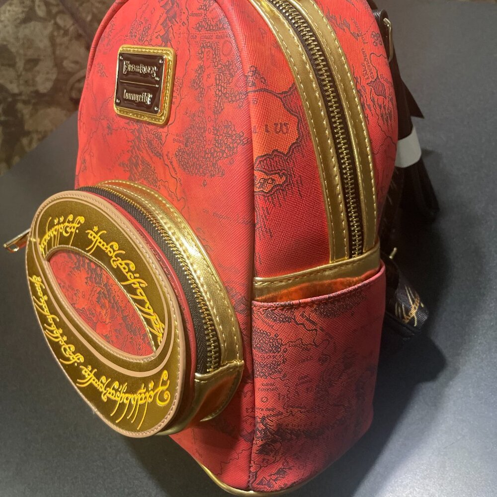 NWT Loungefly Lord of the Rings Mini Backpack - Picture 3 of 7